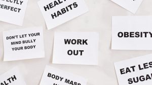 Collection of motivational health and fitness messages on cards. Inspire healthy habits and lifestyle changes.